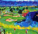 Leroy Neiman The Cove at Vintage painting